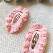 Kız Bebek Çocuk Saç Tokası - Çıtçıtlı El Örgüsü Toka Set 2 Li Saç Aksesuar Bebek Toka Kız Çocuk Toka3