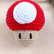 Mario Mantar Desenli Örgü Anahtarlık Amigurumi Anahtarlık ve Çanta Aksesuarı3