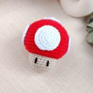 Mario Mantar Desenli Örgü Anahtarlık Amigurumi Anahtarlık ve Çanta Aksesuarı5