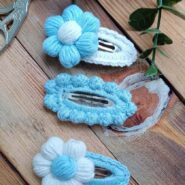Soft Renklerde Kız Bebek Çocuk Saç Tokası Çıtçıtlı Toka 3 Lü Set Bebek Toka - Kız Çocuk Toka papatya7