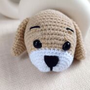 Tatlı Köpek Anahtarlık ve Çanta Aksesuarı Amigurumi Oyuncak5