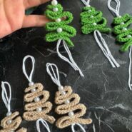 yılbaşı ağacı dekorasyoninci detaylı handmade (6 lı set) ağaç süsü yeni yıl yılbaşı ağacı1